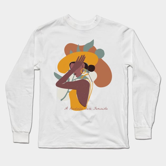 The revolution is female Long Sleeve T-Shirt by AllPrintsAndArt